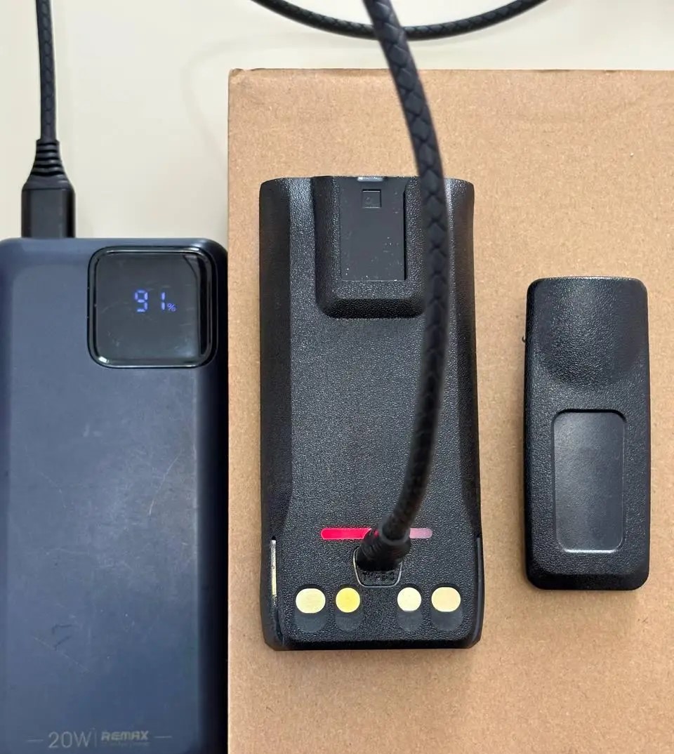 Акумулятор Motorola з USB type-c посилений PMNN4808A для цифрових рацій Motorola R7/R7a - Зображення 7