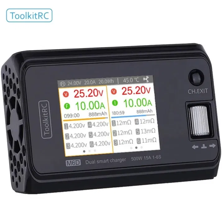 Зарядний пристрій ToolkitRC M6D 500W - Зображення 4