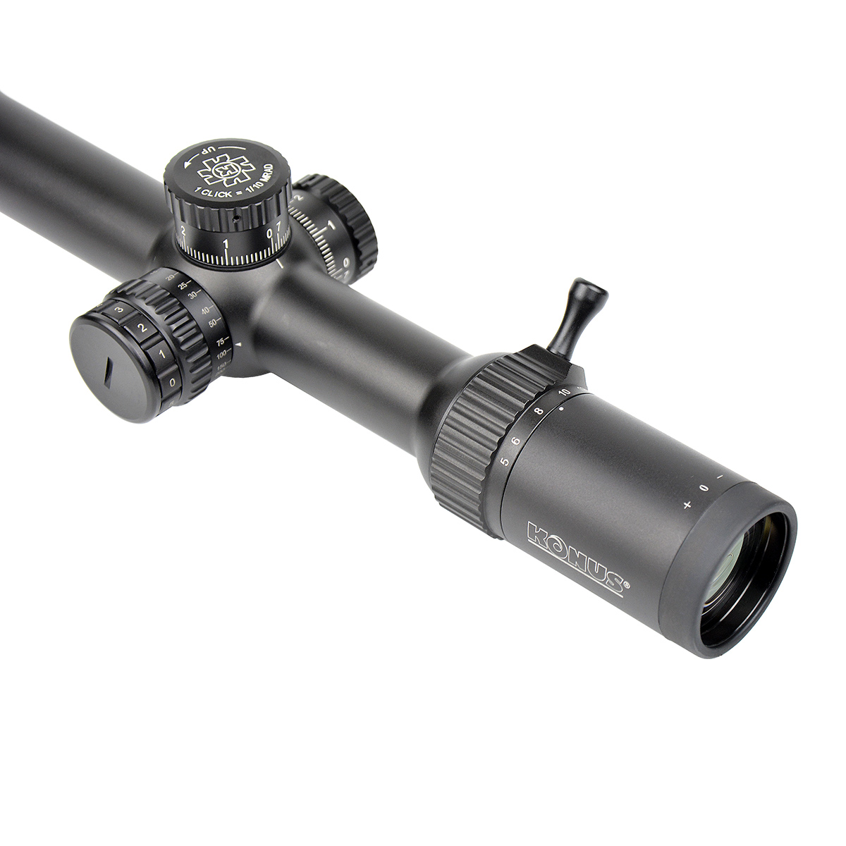Оптичний приціл KONUS ABSOLUTE 5-40x56 ED 1/2 MIL-DOT IR - Зображення 5