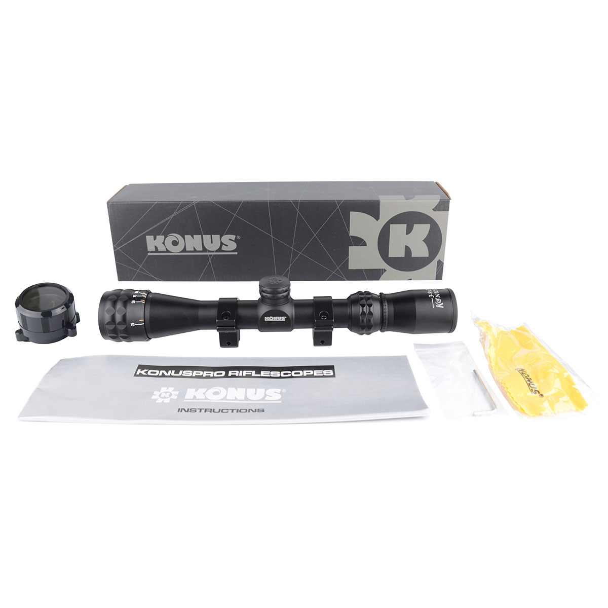 Оптичний приціл KONUS KONUSPRO 3-9x32 30/30 (з кільцями) - Зображення 4