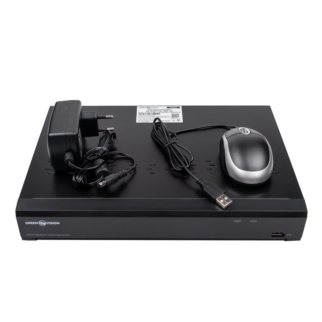 IP відеореєстратор 16-канальний 12MP NVR GreenVision GV-N-I017/16 (A) - Зображення 5