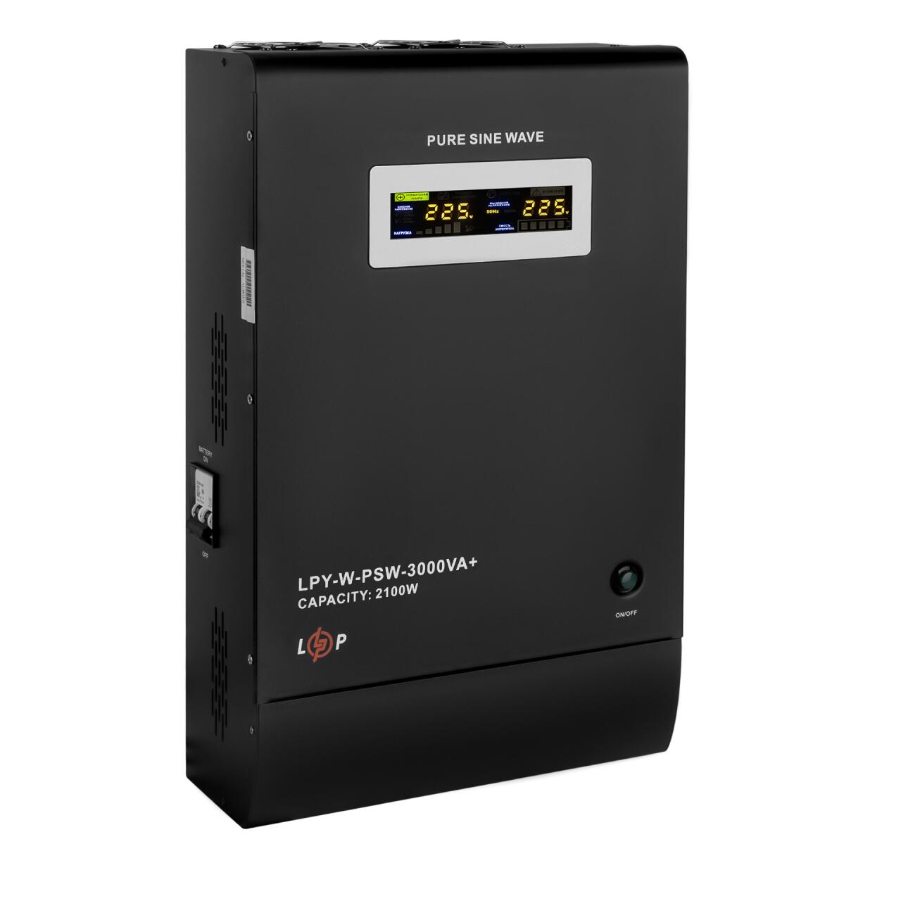 ДБЖ з правильною синусоїдою 48V LPY-W-PSW-3000VA+(2100Вт) - Зображення 2