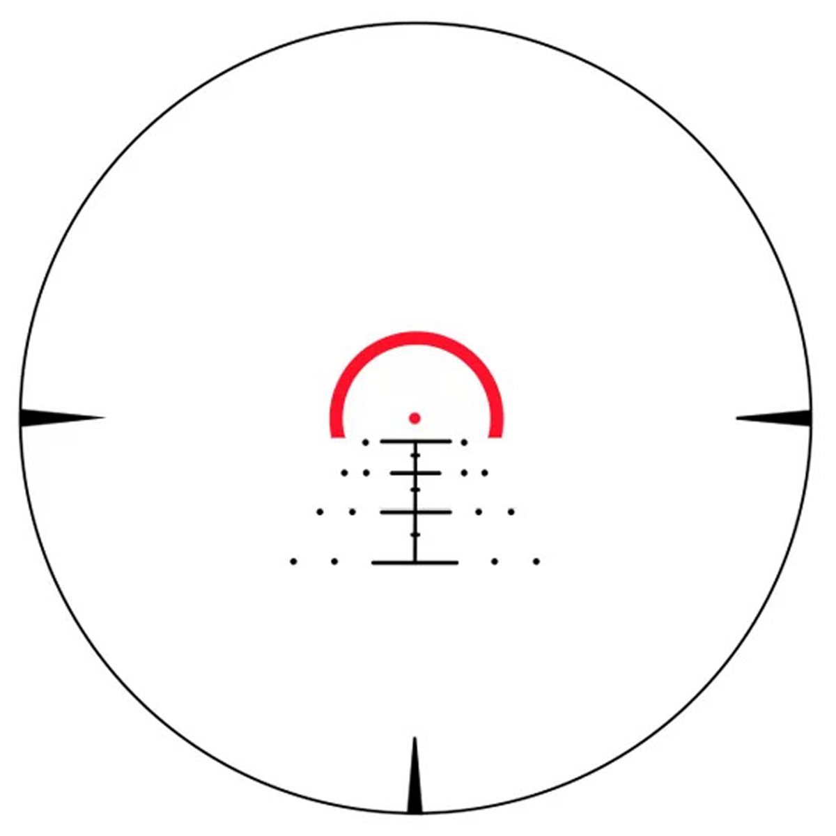 Оптичний приціл KONUS SULTAN 1-10x24 BDC Circle IR - Зображення 5