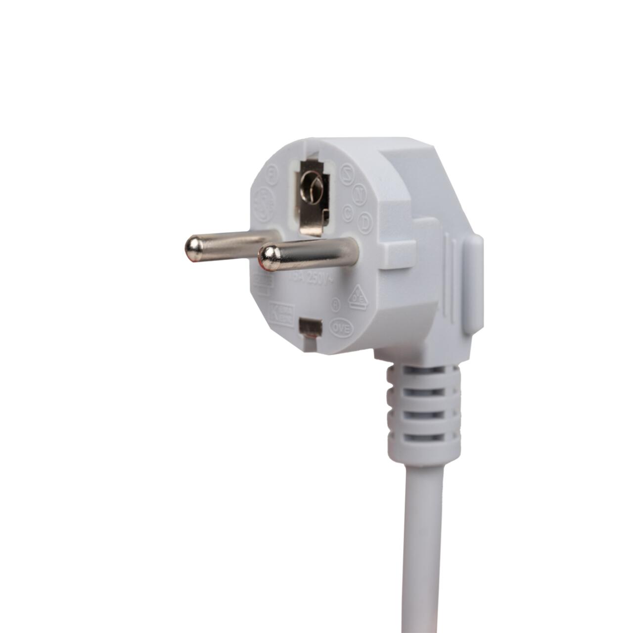 Мережевий фільтр (подовжувач) LP (5x230V-2500W, 1xUSB-38W/PD/QC3.0, 1xType-C 20W, 1xUSB 18W) - Зображення 5