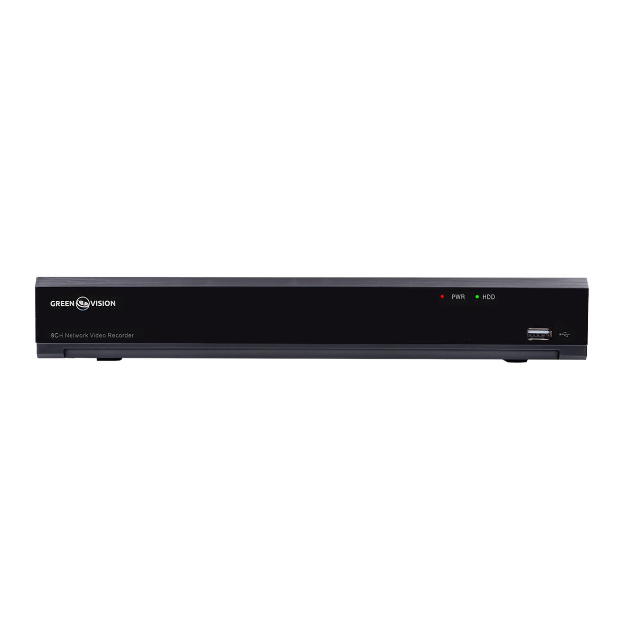 IP відеореєстратор 8-канальний 12MP NVR GreenVision GV-N-I016/08 (A) - Зображення 3